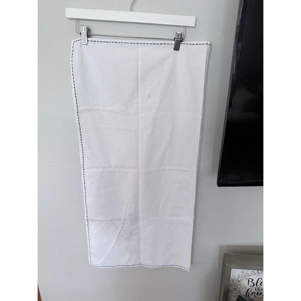 Cottagecore VTG Embroidered Days Of The Week Dish Towel Chores Iron On Tuesday
